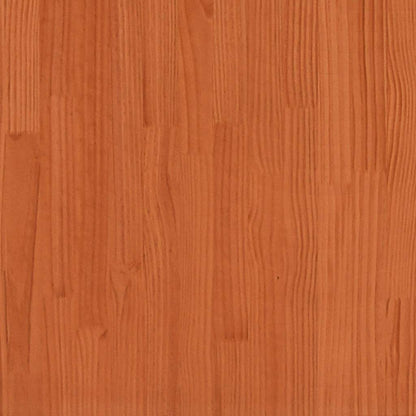 vidaXL Kopfteil Wachsbraun 135 cm Massivholz Kiefer
