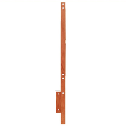 vidaXL Kopfteil Wachsbraun 160 cm Massivholz Kiefer