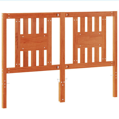 vidaXL Kopfteil Wachsbraun 140 cm Massivholz Kiefer
