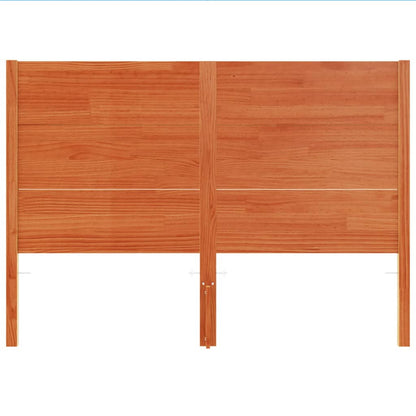 vidaXL Kopfteil Wachsbraun 135 cm Massivholz Kiefer