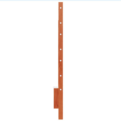 vidaXL Kopfteil Wachsbraun 150 cm Massivholz Kiefer