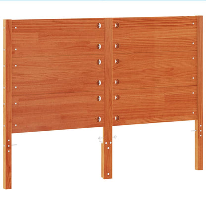 vidaXL Kopfteil Wachsbraun 150 cm Massivholz Kiefer