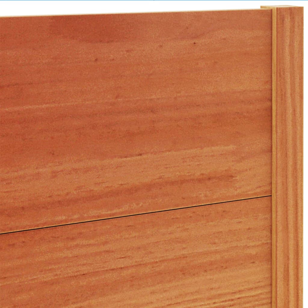 vidaXL Kopfteil Wachsbraun 150 cm Massivholz Kiefer