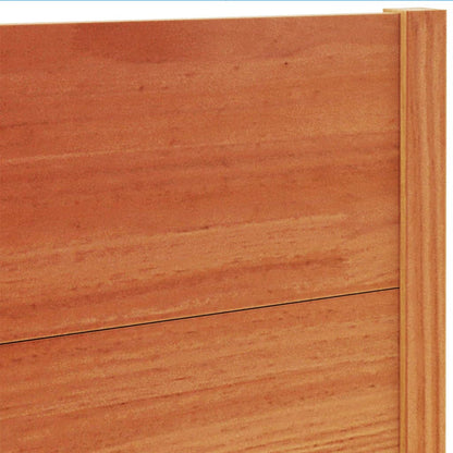 vidaXL Kopfteil Wachsbraun 150 cm Massivholz Kiefer