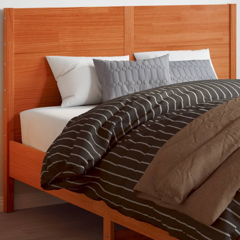vidaXL Kopfteil Wachsbraun 150 cm Massivholz Kiefer
