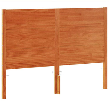 vidaXL Kopfteil Wachsbraun 180 cm Massivholz Kiefer