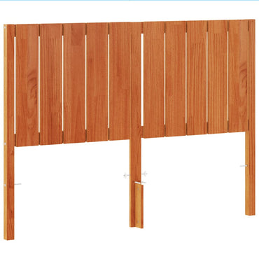 vidaXL Kopfteil Wachsbraun 135 cm Massivholz Kiefer