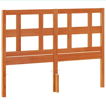 vidaXL Kopfteil Wachsbraun 135 cm Massivholz Kiefer