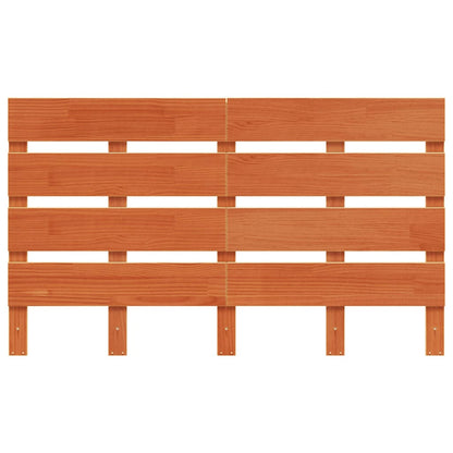 vidaXL Kopfteil Wachsbraun 120 cm Massivholz Kiefer