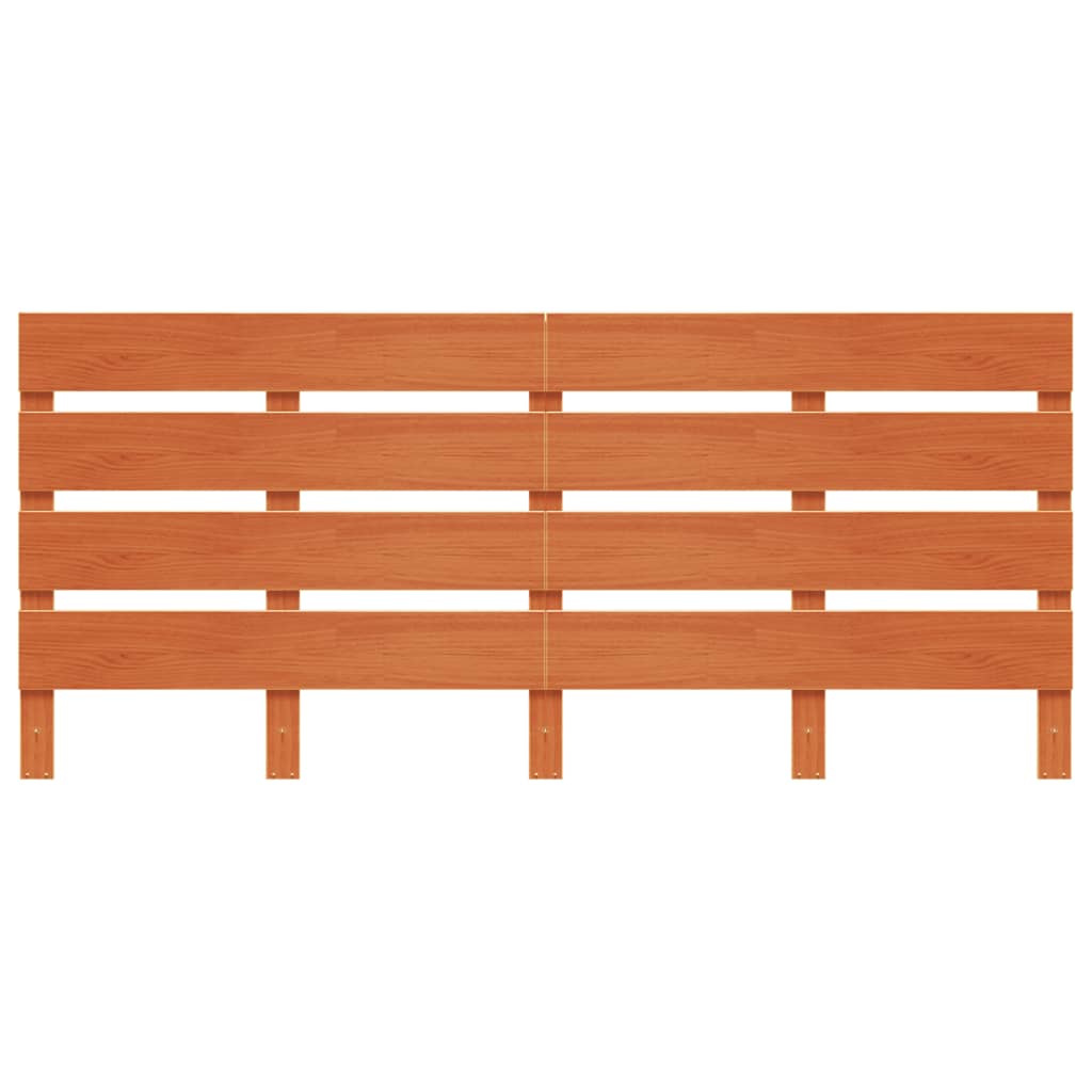 vidaXL Kopfteil Wachsbraun 180 cm Massivholz Kiefer