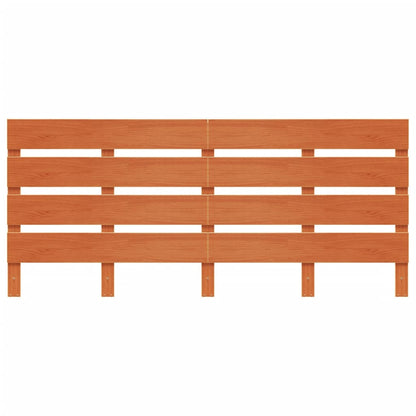 vidaXL Kopfteil Wachsbraun 135 cm Massivholz Kiefer