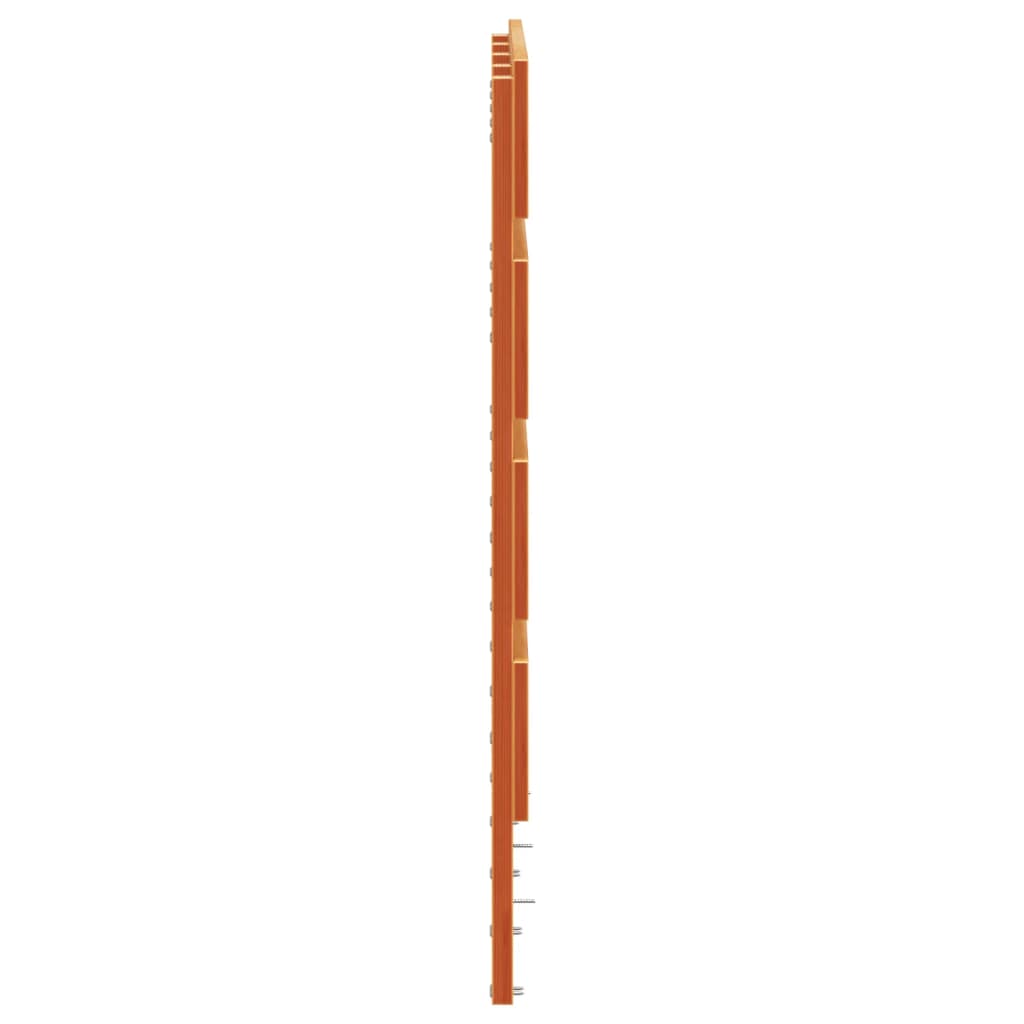 vidaXL Kopfteil Wachsbraun 135 cm Massivholz Kiefer
