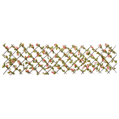 vidaXL Rankgitter mit Künstlichem Efeu 5 Stk. Erweiterbar 180x60 cm