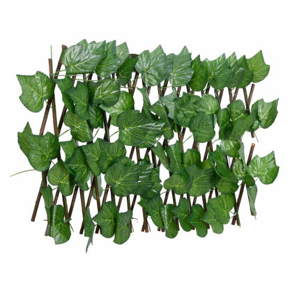vidaXL Rankgitter mit Künstlichem Weinlaub 5 Stk. Erweiterbar 180x20cm