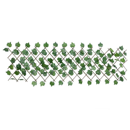 vidaXL Rankgitter mit Künstlichem Weinlaub 5 Stk. Erweiterbar 190x60cm