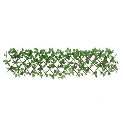 vidaXL Treillis avec Lierre Artificiel 5 pcs Extensible 180x30 cm