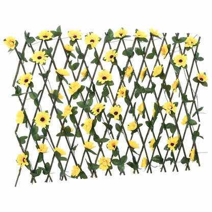 vidaXL Treillis avec faux lierre 5 pcs Extensible 180x60 cm