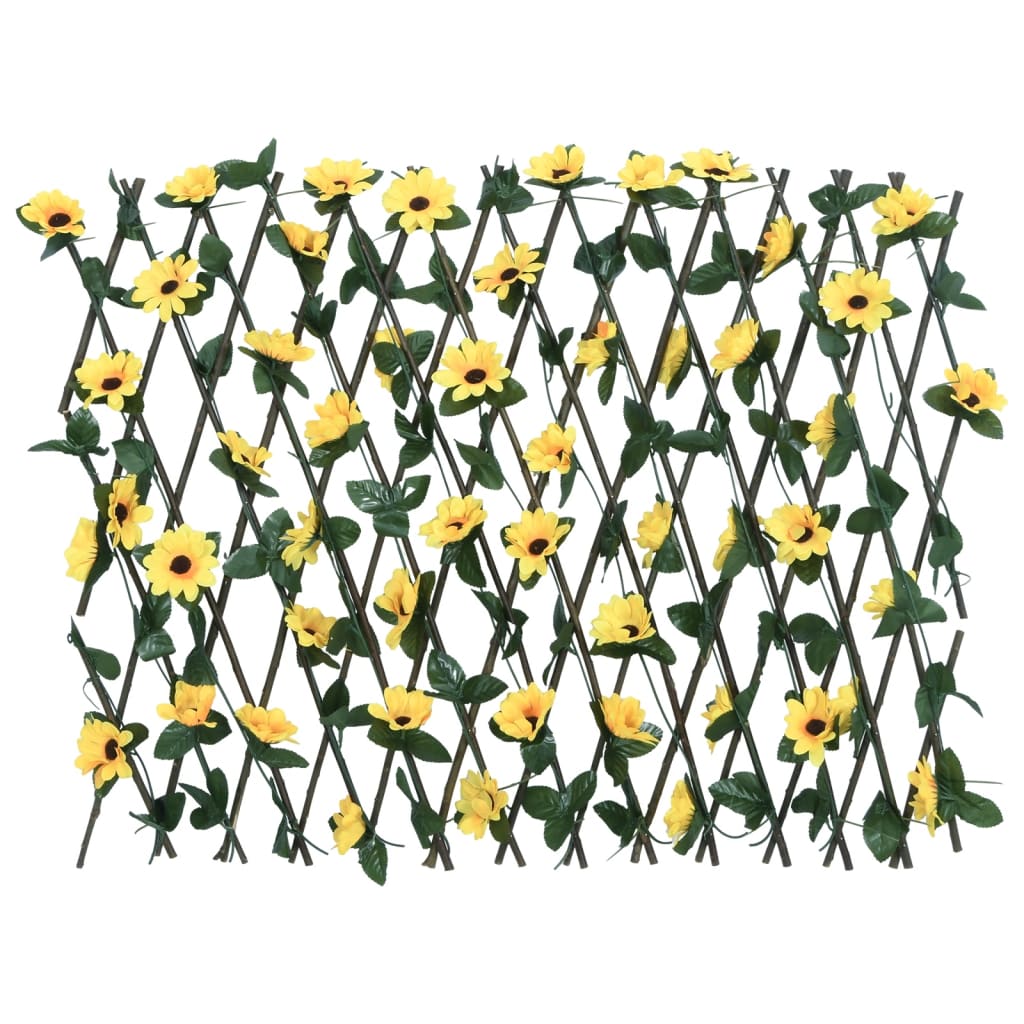 vidaXL Treillis avec faux lierre 5 pcs Extensible 180x60 cm