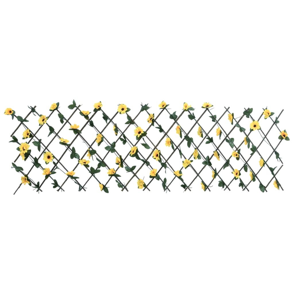vidaXL Treillis avec faux lierre 5 pcs Extensible 180x60 cm