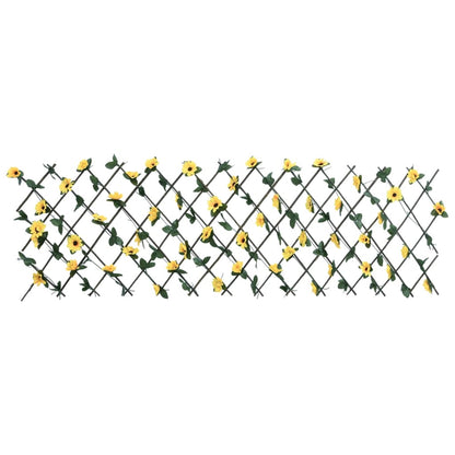 vidaXL Treillis avec faux lierre 5 pcs Extensible 180x60 cm