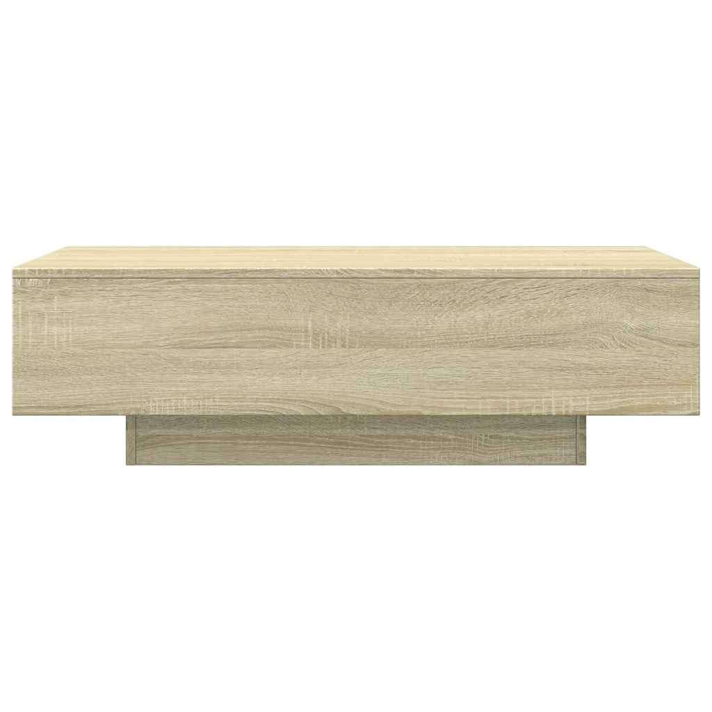 vidaXL Table basse chêne Sonoma 100x49,5x31 cm en bois d'ingénierie