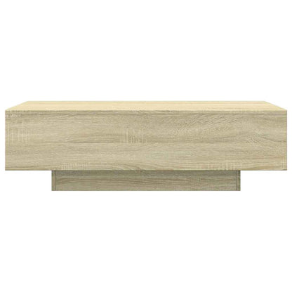 vidaXL Table basse chêne Sonoma 100x49,5x31 cm en bois d'ingénierie