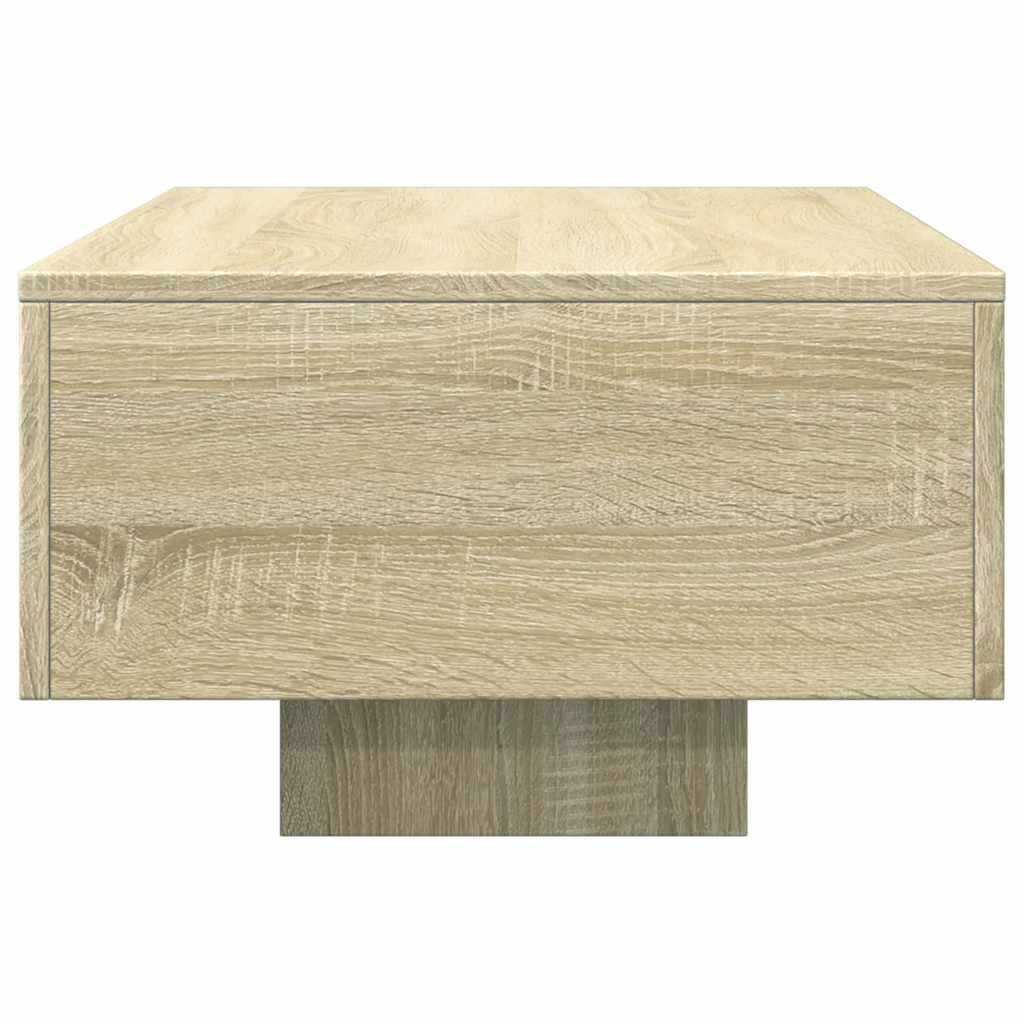 vidaXL Table basse chêne Sonoma 100x49,5x31 cm en bois d'ingénierie