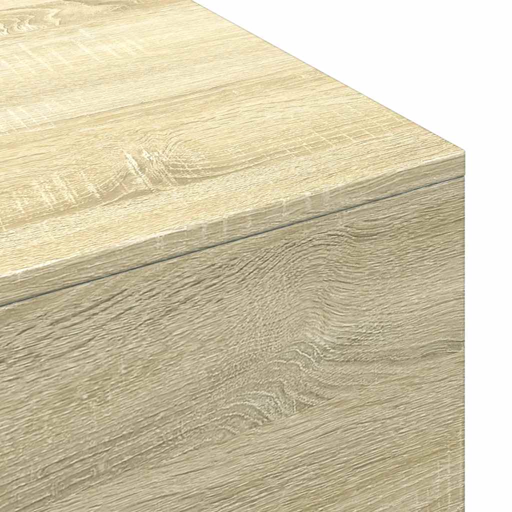 vidaXL Table basse chêne Sonoma 100x49,5x31 cm en bois d'ingénierie
