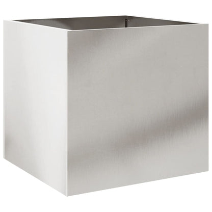 vidaXL Pflanzkübel Silbern 42x40x39 cm Edelstahl