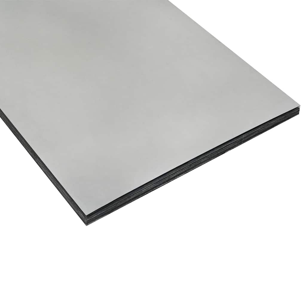 vidaXL Pflanzkübel Silbern 32x29x75 cm Verzinkter Stahl