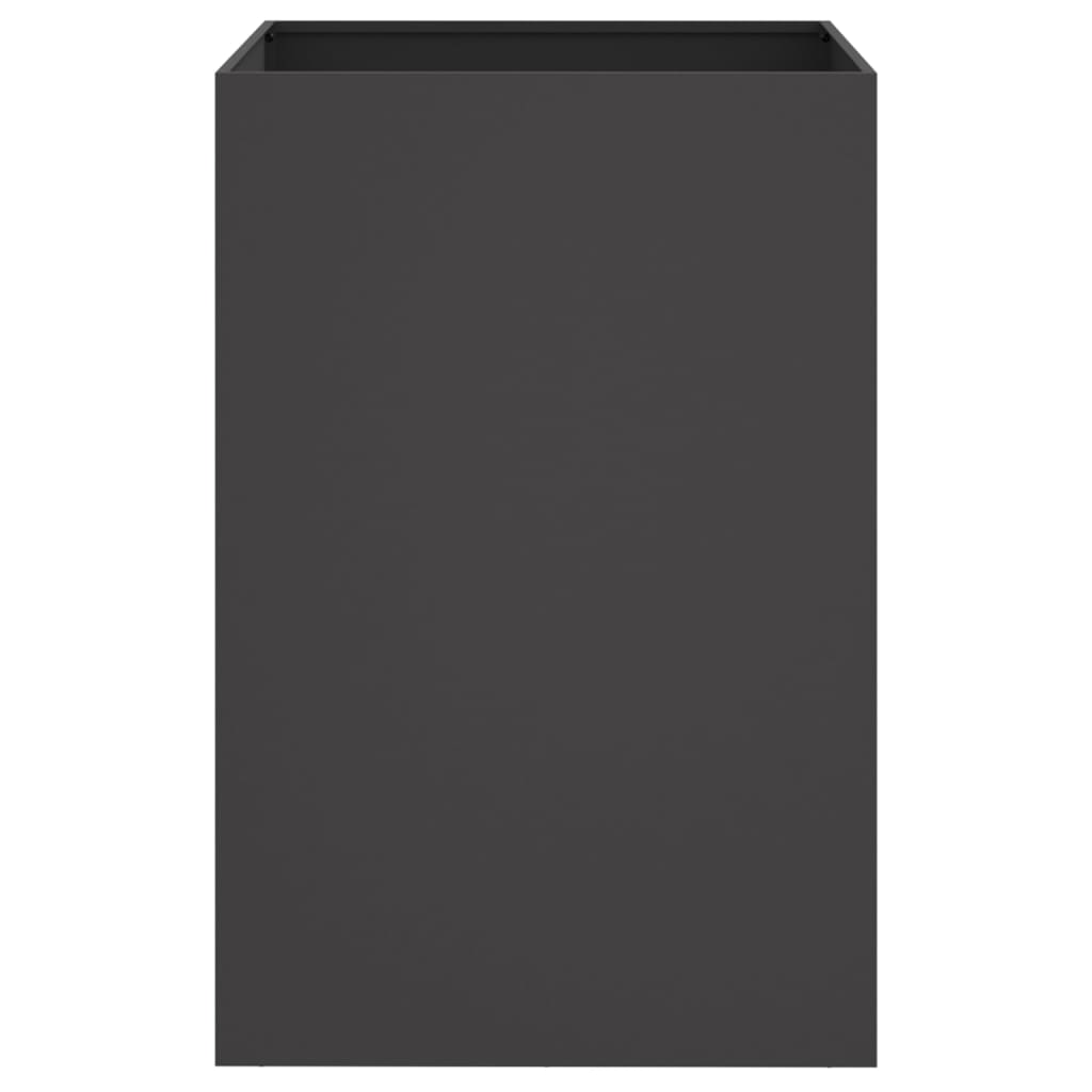 vidaXL Jardinière noire 52x48x75 cm Acier