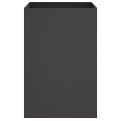 vidaXL Jardinière noire 52x48x75 cm Acier