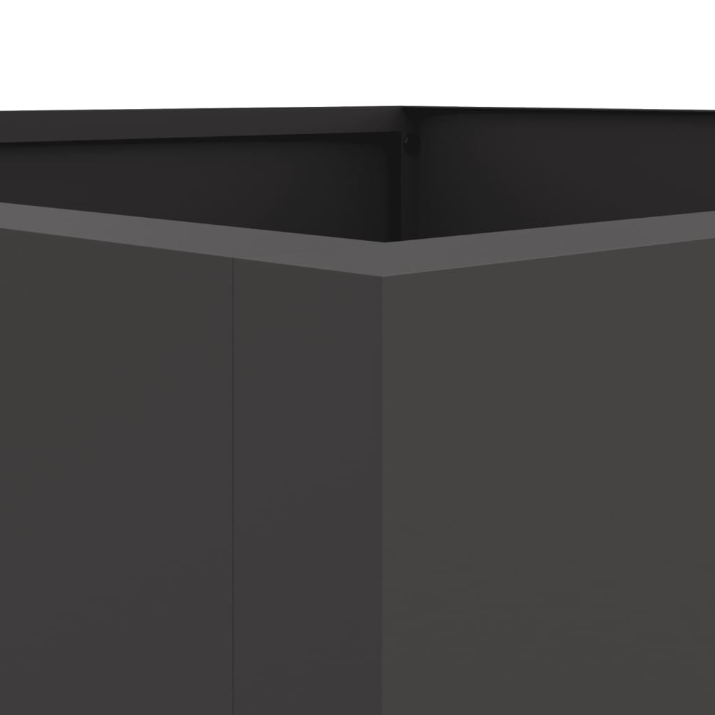 vidaXL Jardinière noire 52x48x75 cm Acier