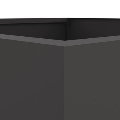 vidaXL Jardinière noire 52x48x75 cm Acier