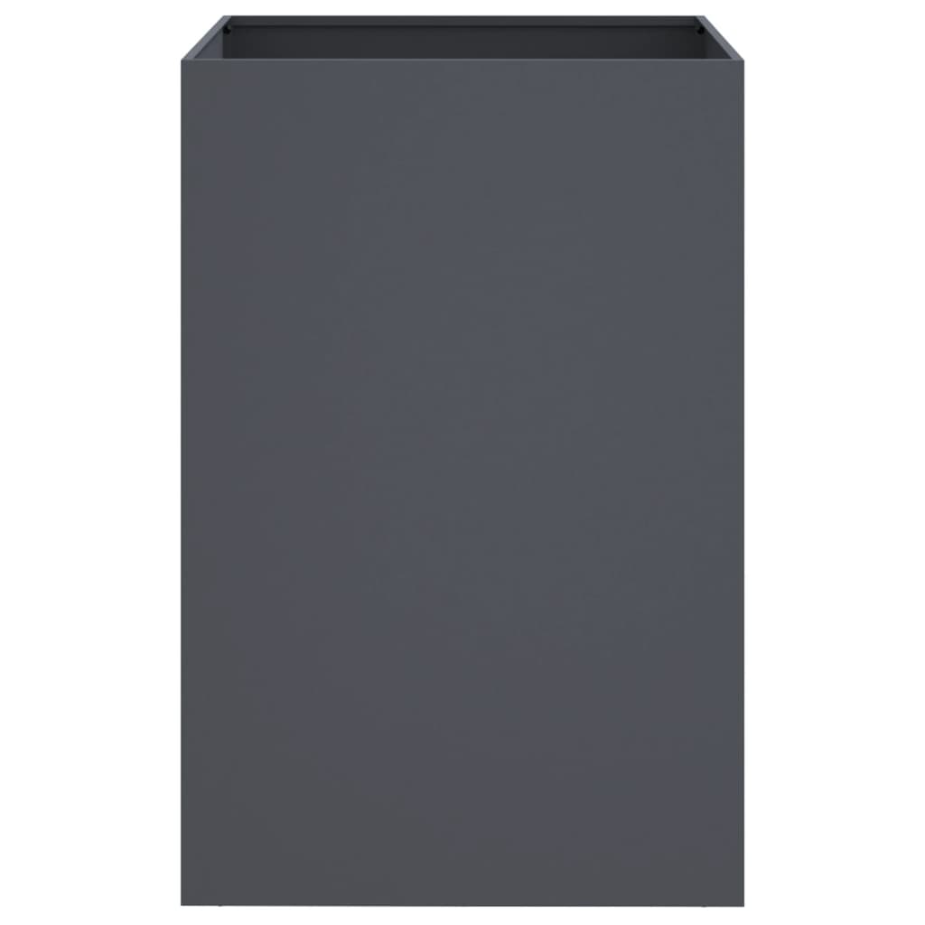 vidaXL Jardinière anthracite 52x48x75 cm Acier