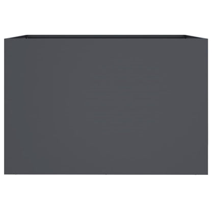 vidaXL Pflanzkübel Anthrazit 62x47x46 cm Stahl