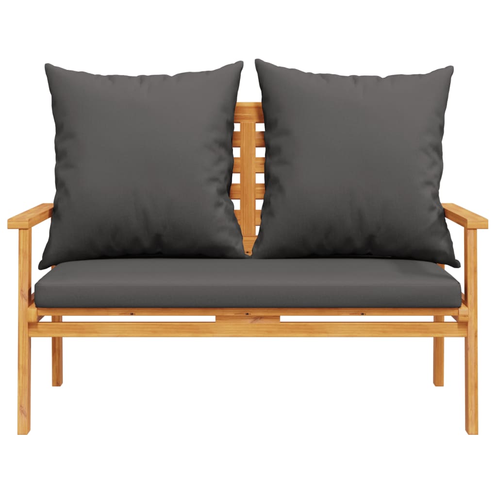 vidaXL 4-tlg. Garten-Lounge-Set mit Kissen Massivholz Akazie