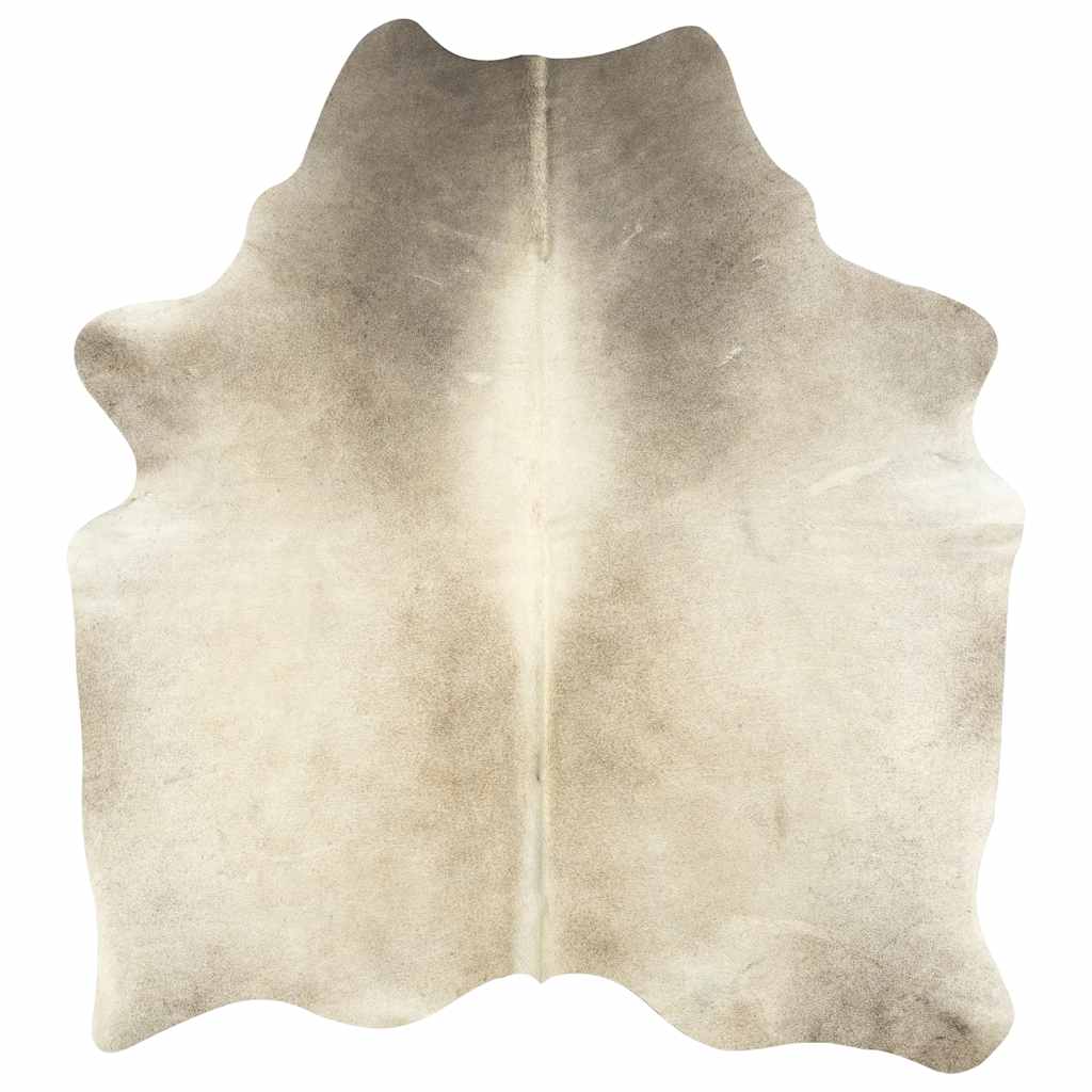 vidaXL Teppich Echtes Rindsleder Beige 180x220 cm