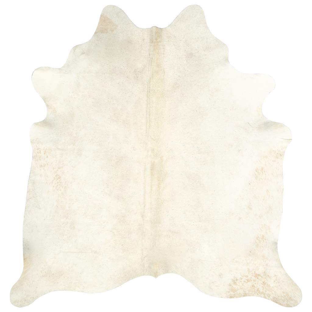 vidaXL Teppich Echtes Rindsleder Beige 180x220 cm