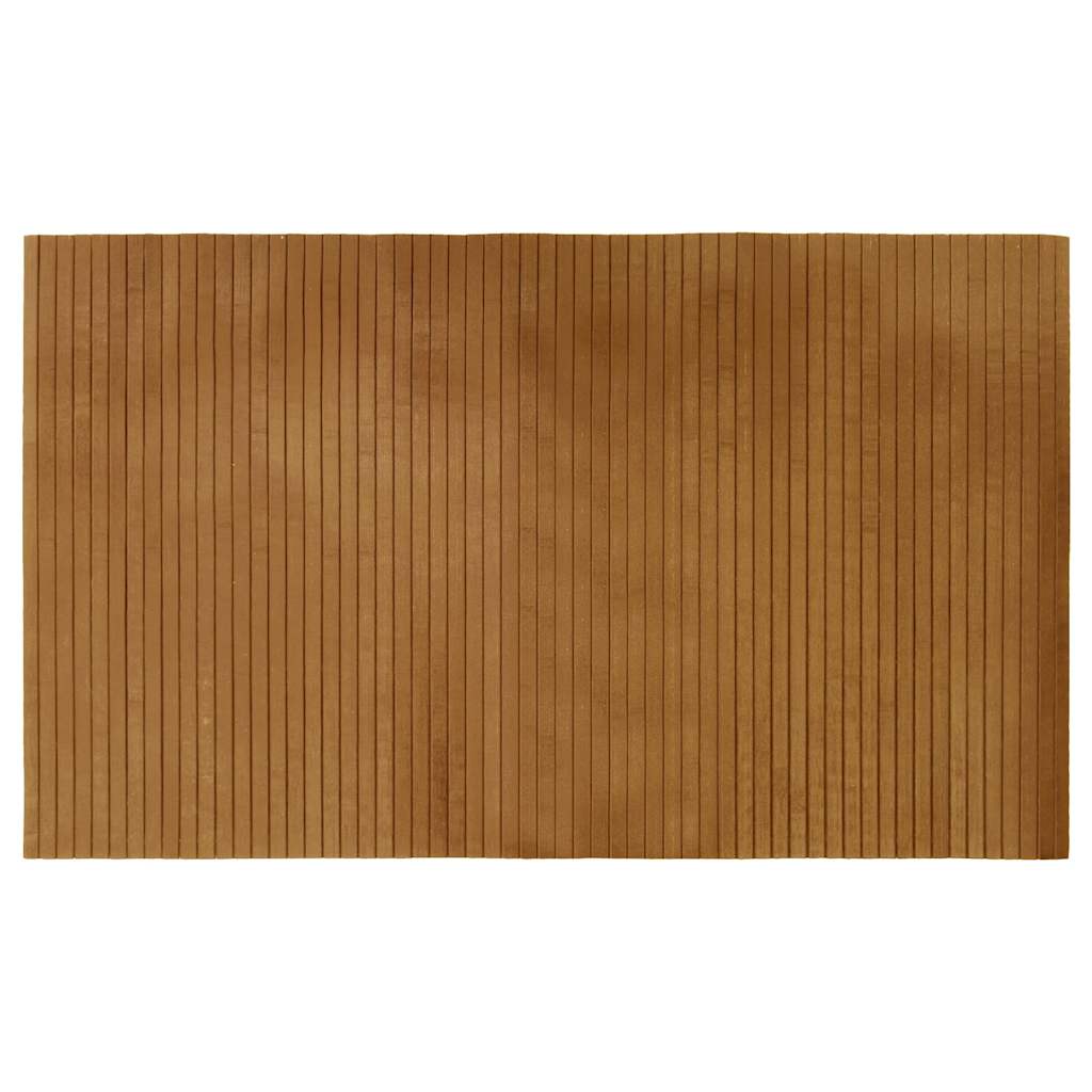 vidaXL Teppich Rechteckig Braun 60x100 cm Bambus