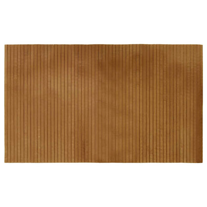 vidaXL Teppich Rechteckig Braun 60x100 cm Bambus