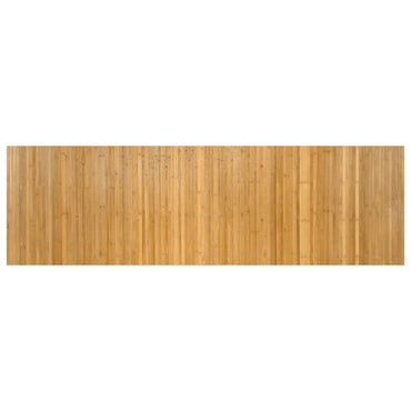 vidaXL Tapis rectangulaire Naturel 60x200 cm Bambou
