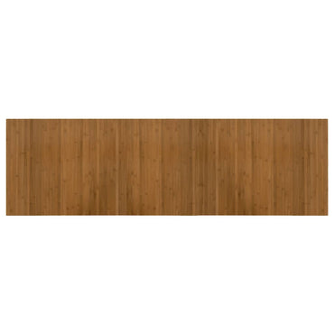 vidaXL Tapis rectangulaire Marron 60x200 cm Bambou