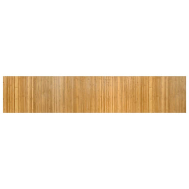 vidaXL Teppich Rechteckig Natur 60x300 cm Bambus