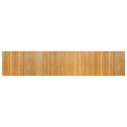 vidaXL Teppich Rechteckig Natur 60x300 cm Bambus