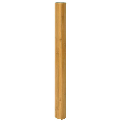 vidaXL Teppich Rechteckig Natur 60x300 cm Bambus
