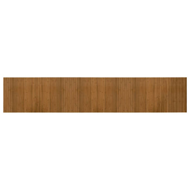 vidaXL Teppich Rechteckig Braun 60x300 cm Bambus