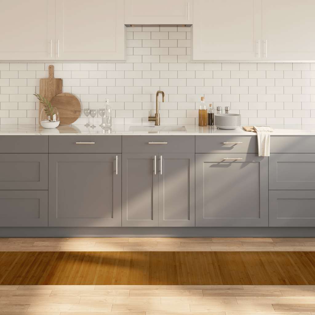 vidaXL Teppich Rechteckig Braun 60x400 cm Bambus
