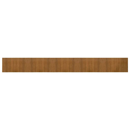 vidaXL Teppich Rechteckig Braun 60x500 cm Bambus