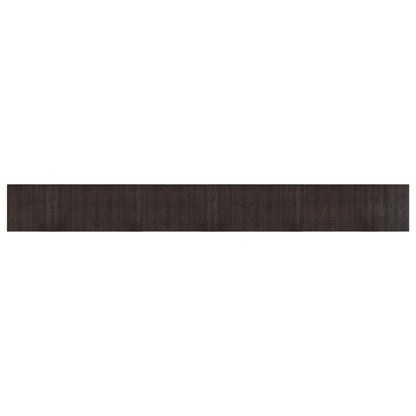 vidaXL Tapis rectangulaire Marron foncé 60x500 cm Bambou